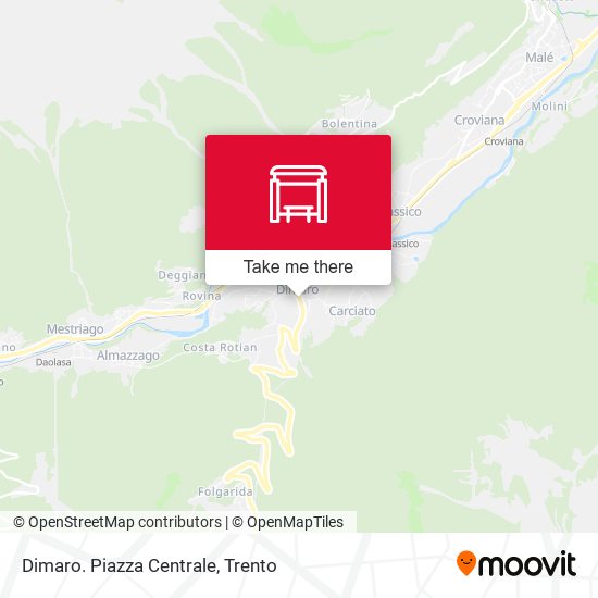 Dimaro. Piazza Centrale map