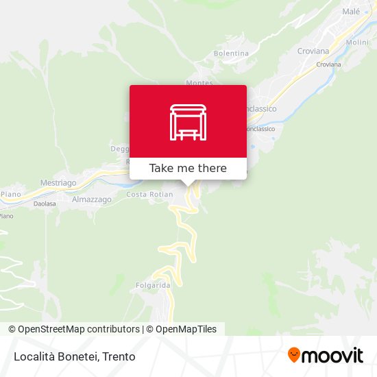 Località Bonetei map