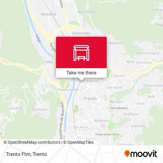 Trento Ftm map