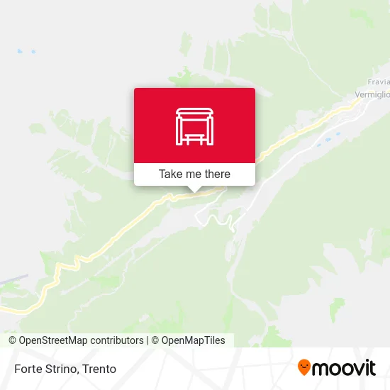 Forte Strino map