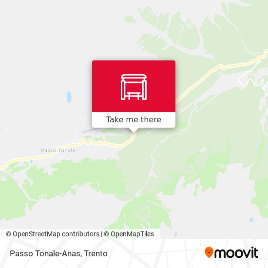 Passo Tonale-Anas map
