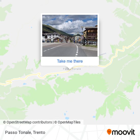 Passo Tonale map