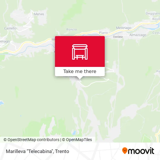 Marilleva "Telecabina" map