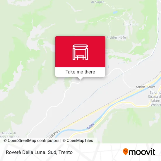 Roverè Della Luna South map