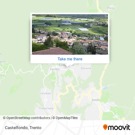 Castelfondo map