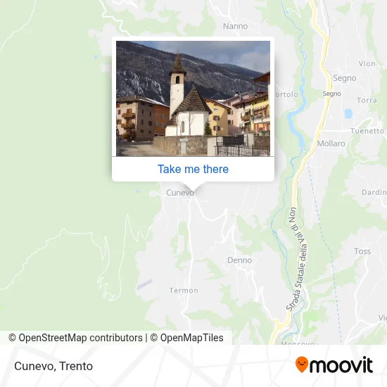 Cunevo map