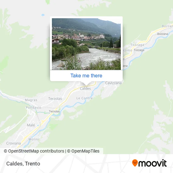Caldes map