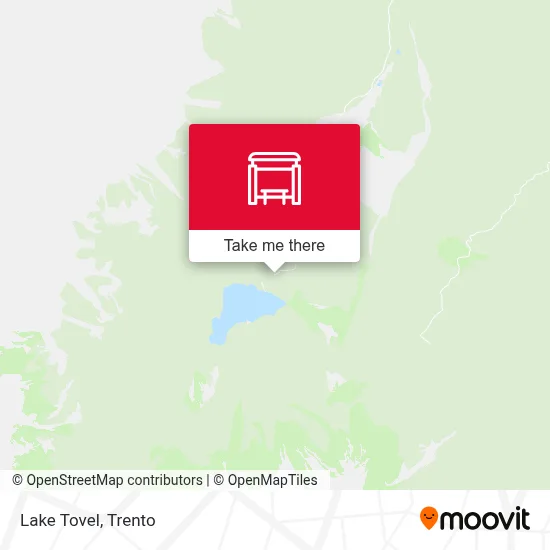 Lake Tovel map