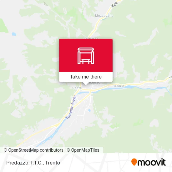 Predazzo Technical Institute map