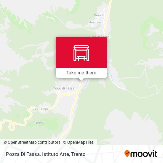 Pozza Di Fassa. Istituto Arte map