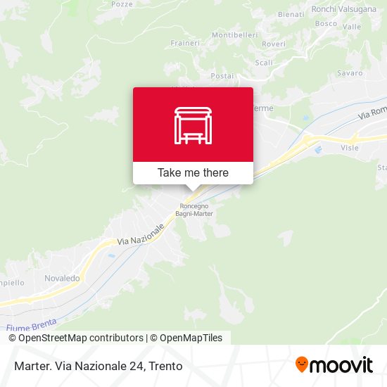 Marter. Via Nazionale 24 map