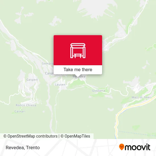 Revedea map