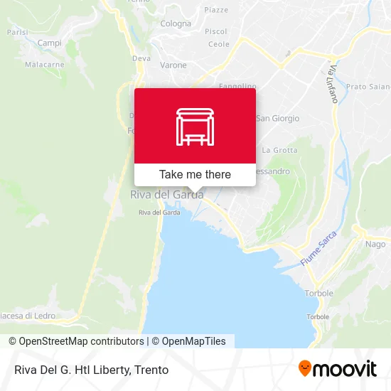 Riva Del Garda Hotel Liberty map