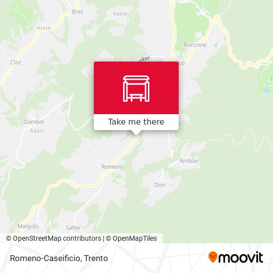 Romeno-Caseificio map