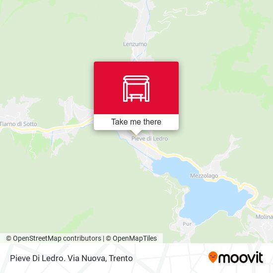 Pieve Di Ledro. Via Nuova map