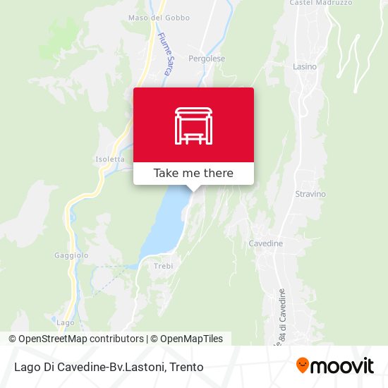 Lago Di Cavedine-Bv.Lastoni map