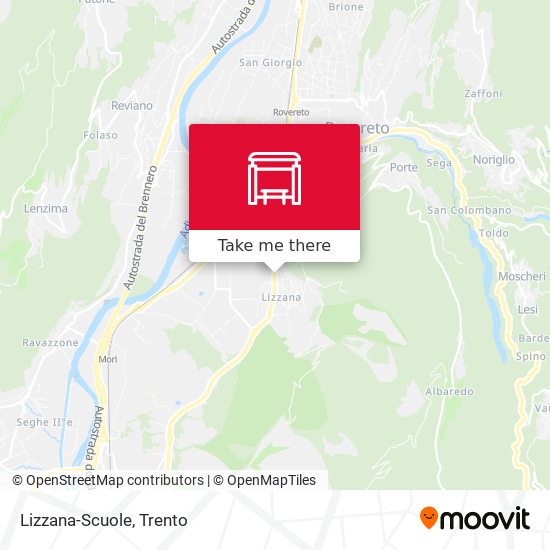 Lizzana-Scuole map