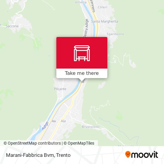 Marani-Fabbrica Bvm map