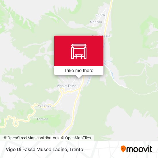 Vigo Di Fassa Museo Ladino map