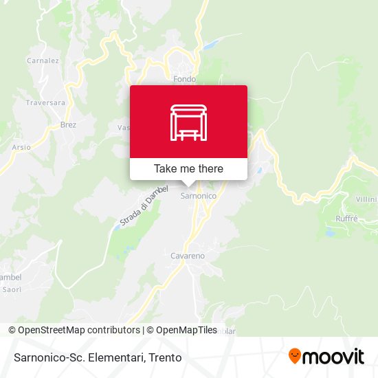 Sarnonico-Sc. Elementari map