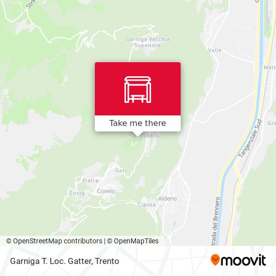 Garniga T. Loc. Gatter map