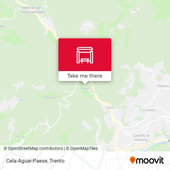 Cela-Aguai-Paese map