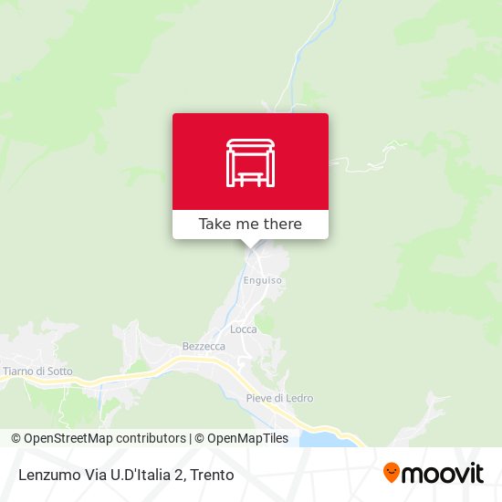 Lenzumo Via U.D'Italia 2 map