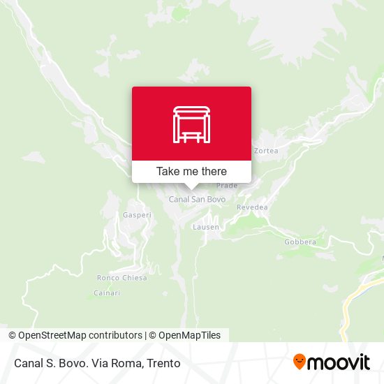 Canal S. Bovo. Via Roma map