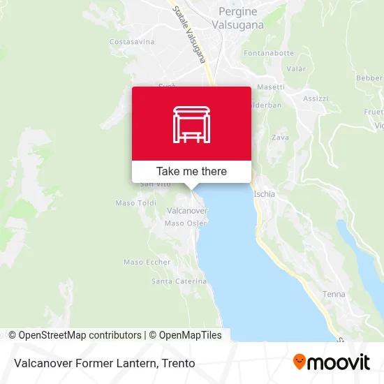 Valcanover Former Lantern map