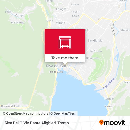 Riva Del G Vle Dante Alighieri map