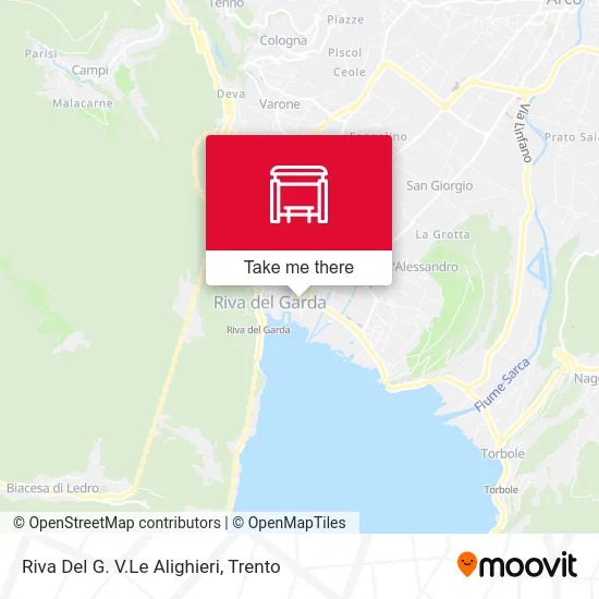 Riva Del Garda Alighieri Avenue map
