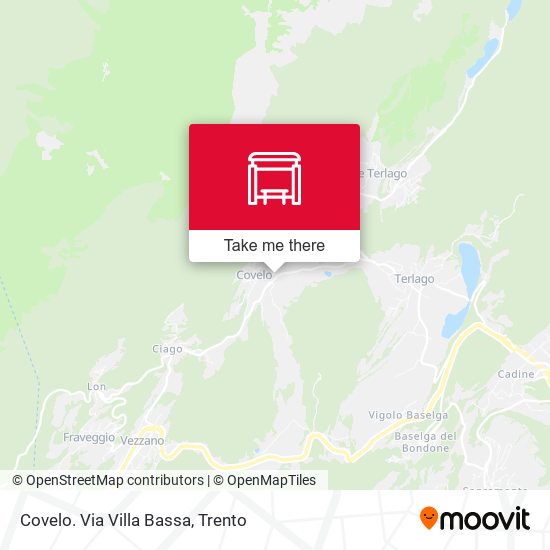 Covelo. Via Villa Bassa map