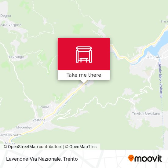 Lavenone-Via Nazionale map