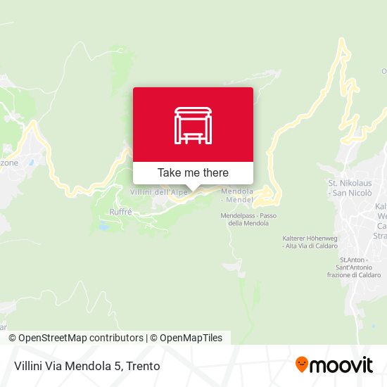 Villini Via Mendola 5 map