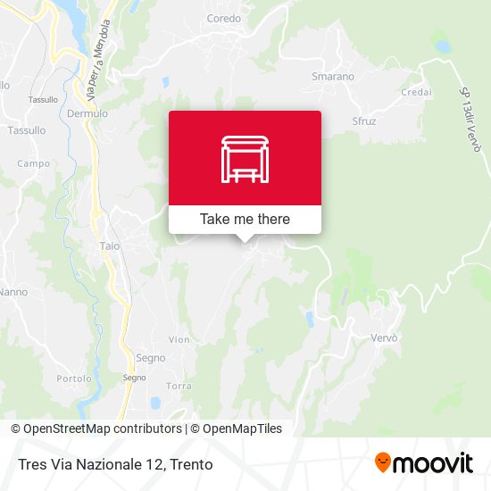 Tres Via Nazionale 12 map