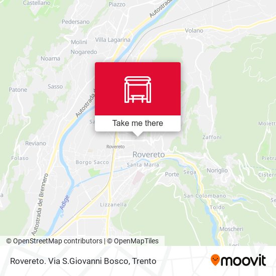 Rovereto. Via S.Giovanni Bosco map