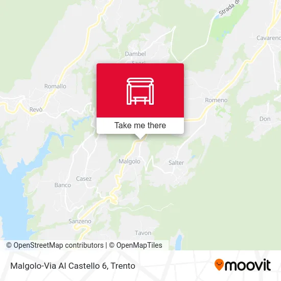 Malgolo-Via Al Castello 6 map