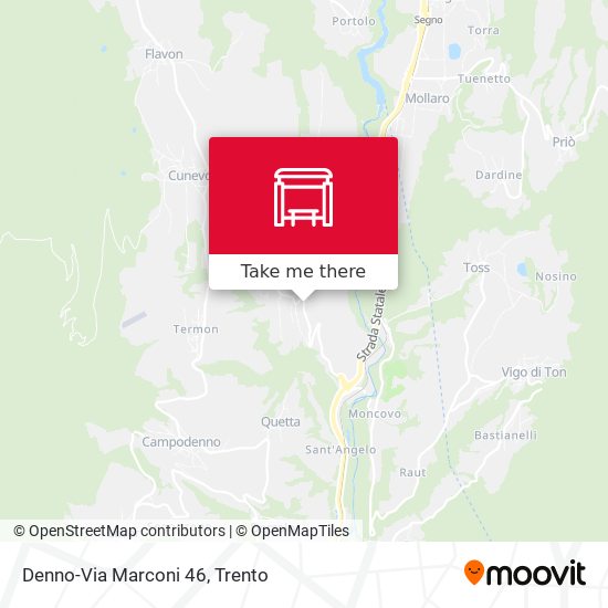 Denno-Via Marconi 46 map