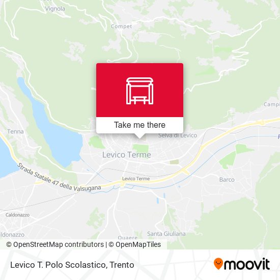Levico T. Polo Scolastico map