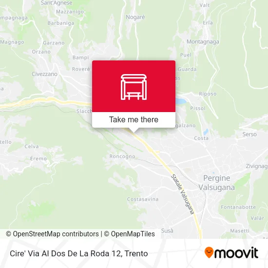 Cire' Via Al Dos De La Roda 12 map