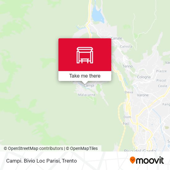 Campi. Bivio Loc Parisi map