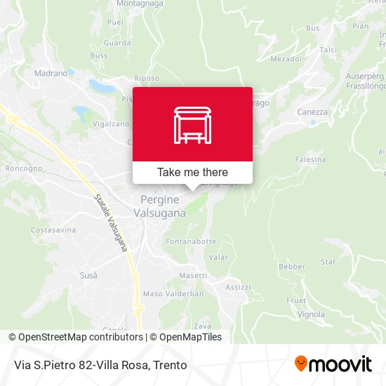 Via S.Pietro 82-Villa Rosa map
