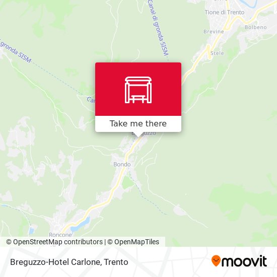 Breguzzo-Hotel Carlone map