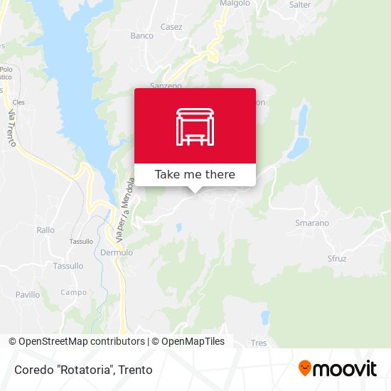 Coredo "Rotatoria" map