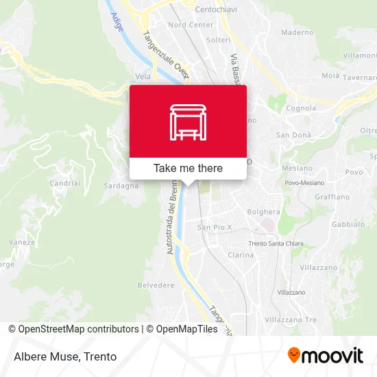 Albere Muse map