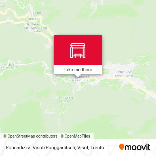 Roncadizza, Visot / Runggaditsch, Visot map