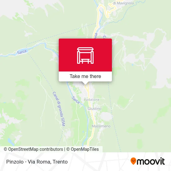 Pinzolo - Via Roma map