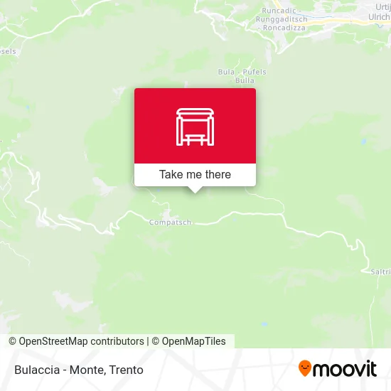 Bulaccia - Mountain map