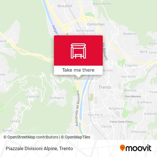 Piazzale Divisioni Alpine map