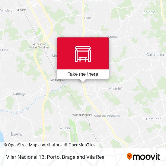 Vilar Nacional 13 mapa